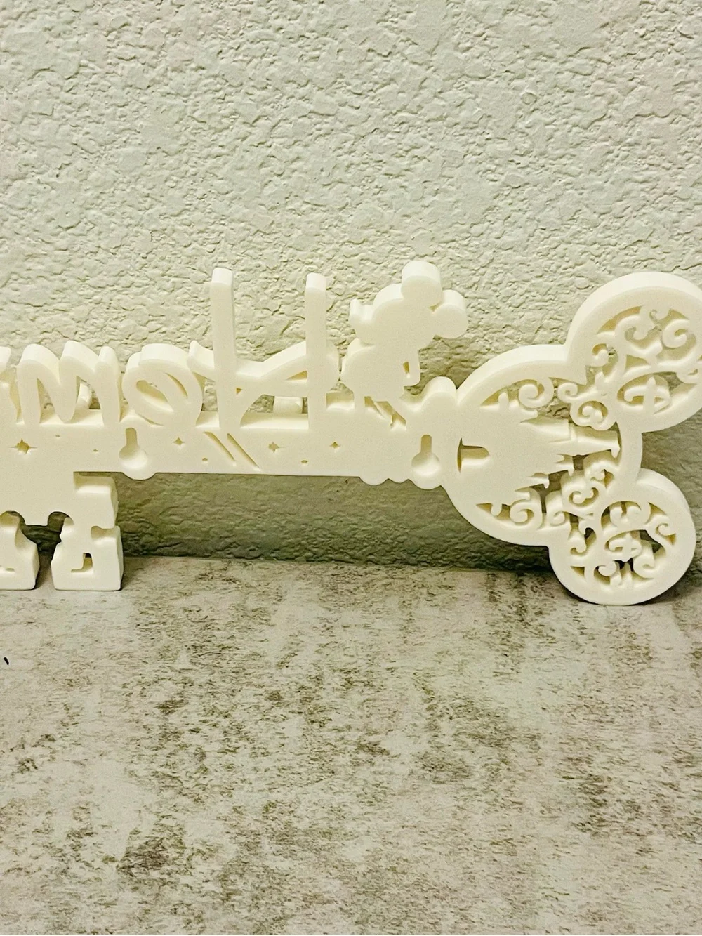 White 'Home' Decorative Wall Key Hook